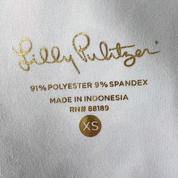 Lilly Pulitzer Sally Knit Fit & Flare Scuba Dress in Multi Ocean Jewels | XS - Picture 8 of 9